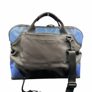 WaterField Designs Black Blue Laptop Bag Messenger Briefcase SF Made